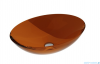 Besco Anya Earth Rust + maskownica czarny matt umywalka nablatowa 50x35x15cm #UMA-50-ERB